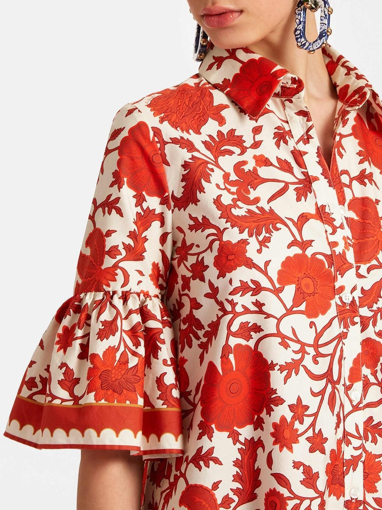 Unique Autumn Prints Mini Dress